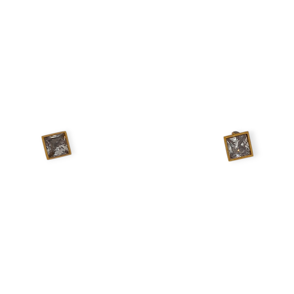 Sliver Square Earrings