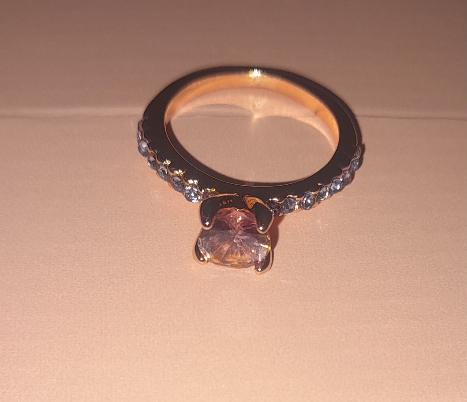 Pink Diamond Ring