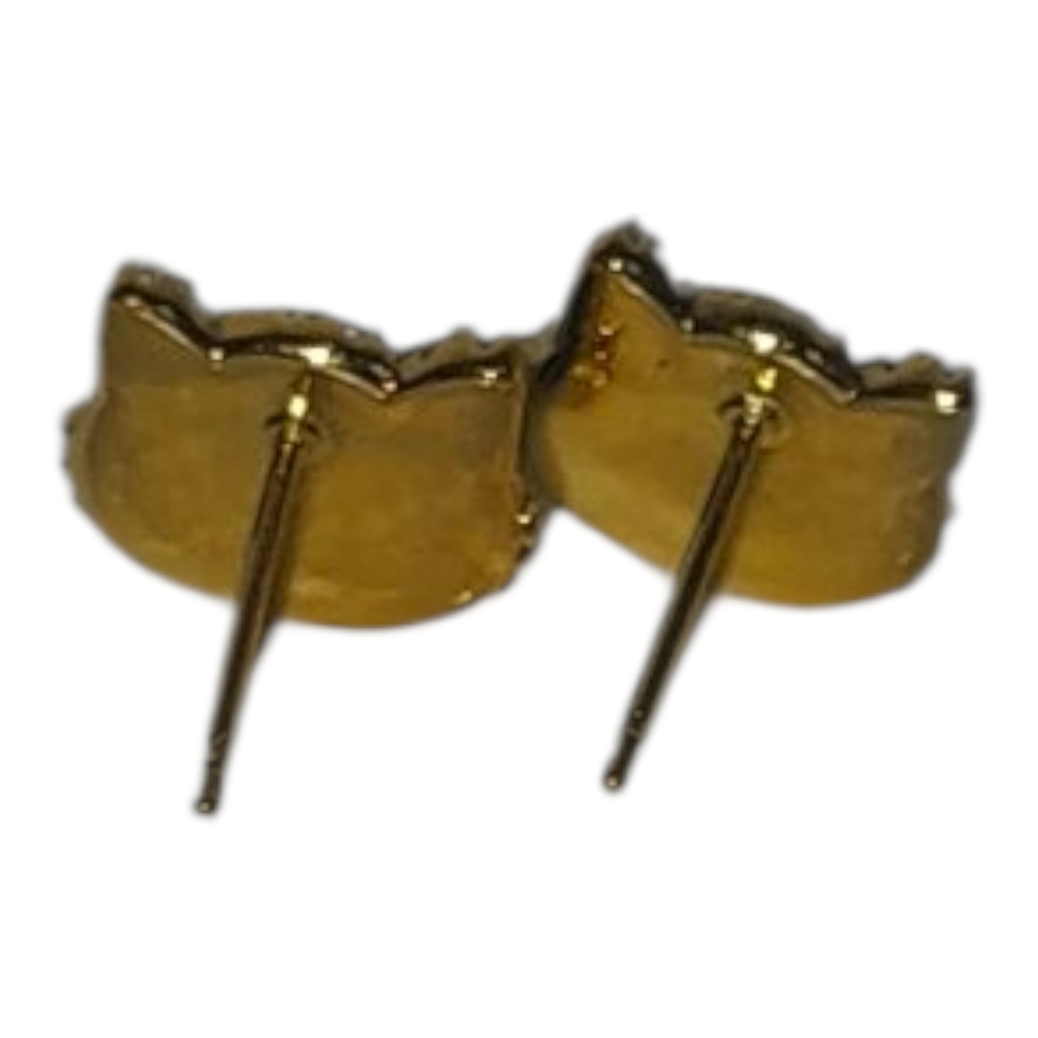 Emerald Cat Earrings and Necklace Set